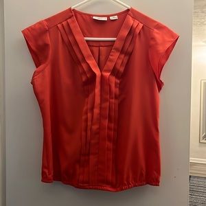 Liz Claiborne orange blouse